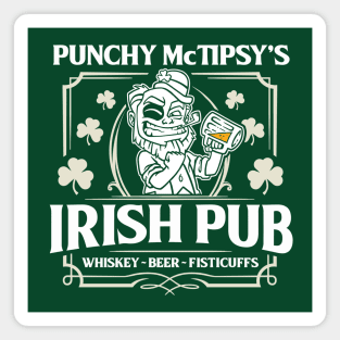 Punchy McTipsy's Irish Pub Magnet